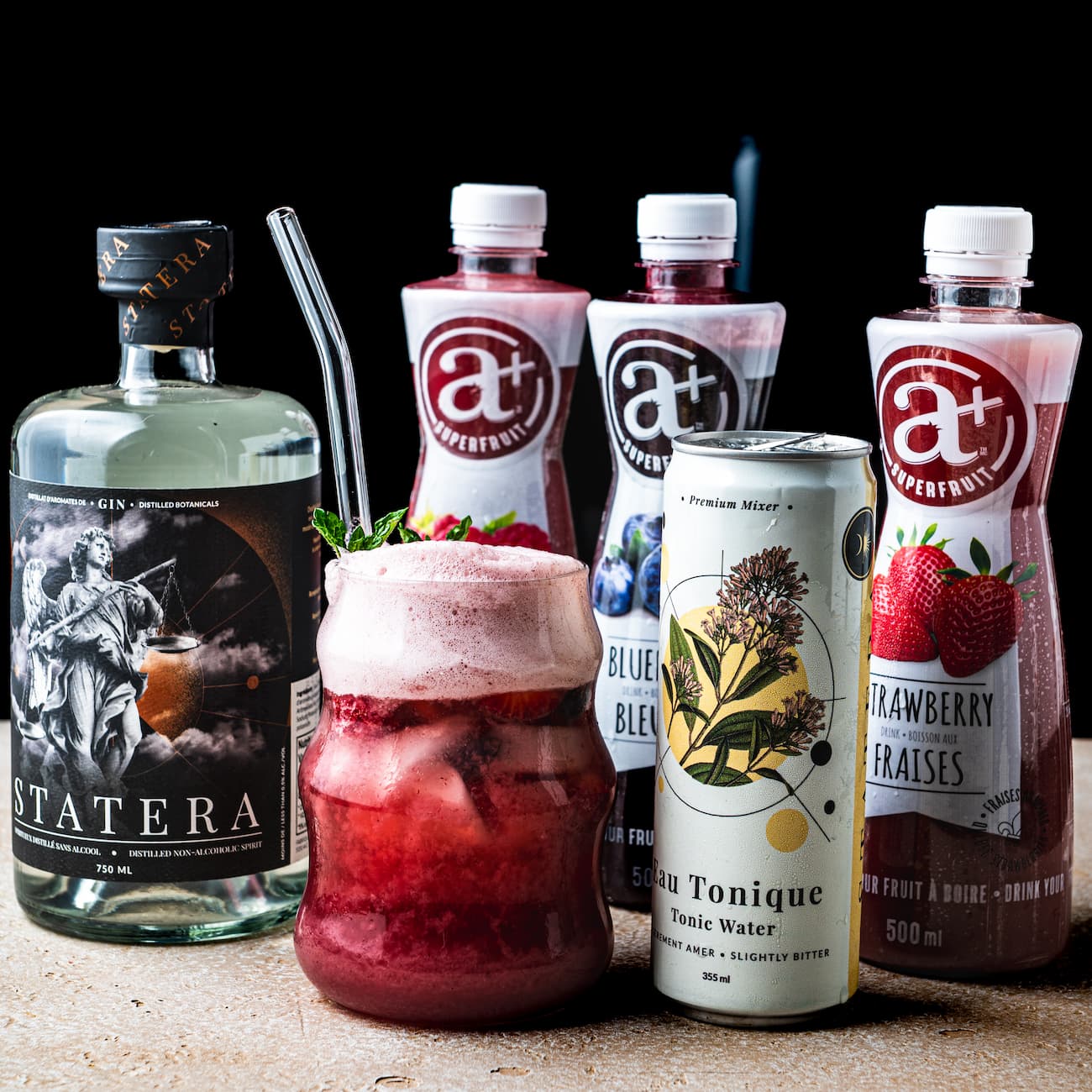 Boîte Mocktail en collaboration avec Statera
