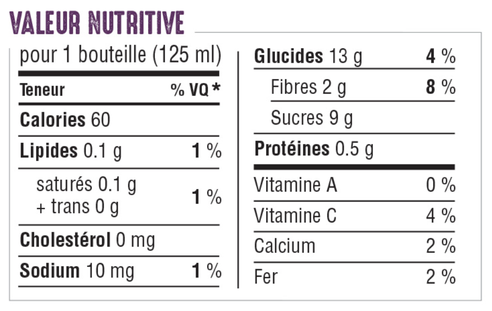 FRUIT TO DRINK BLUEBERRY