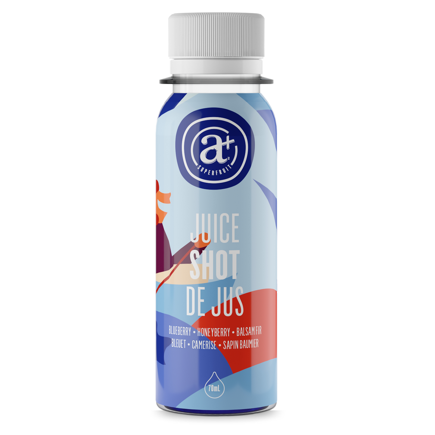 PACK DE SHOT 4 x 70ML : Bleuet - Camerise - Sapin Baumier